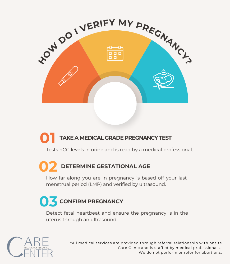 How do I verify my pregnancy?